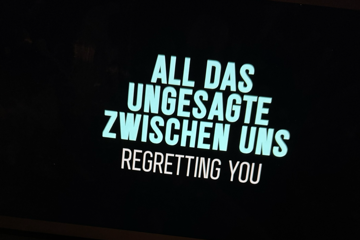 Mehr über den Artikel erfahren All das Ungesagte zwischen uns